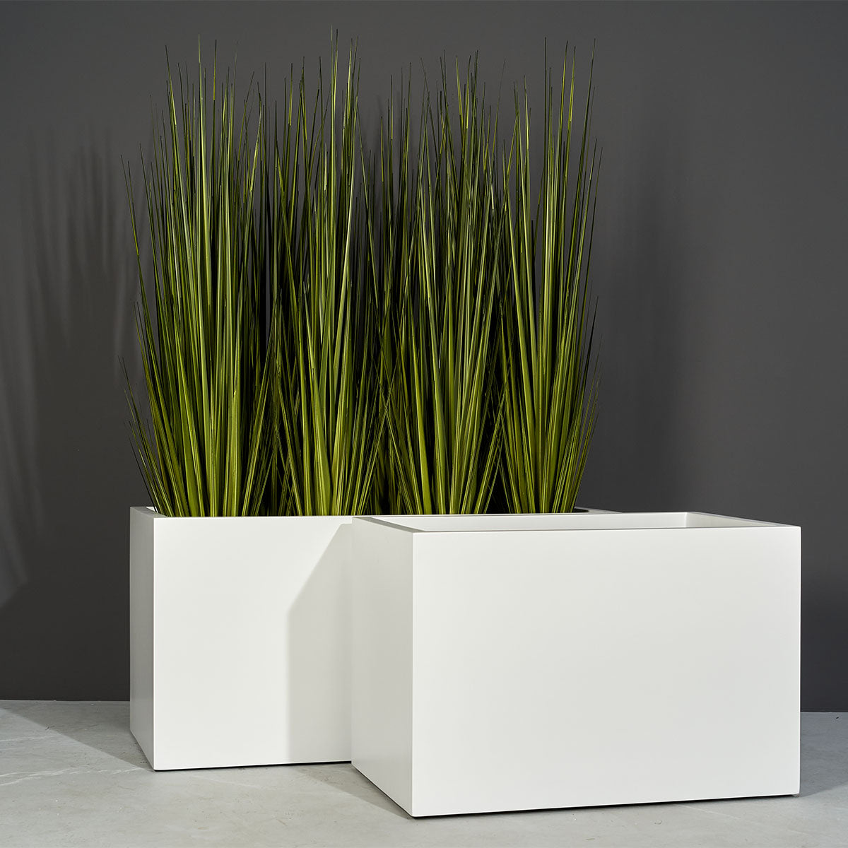 rectangular pots for plants indoor Granada Wide Rectangular Planter – Indoor Garden Place